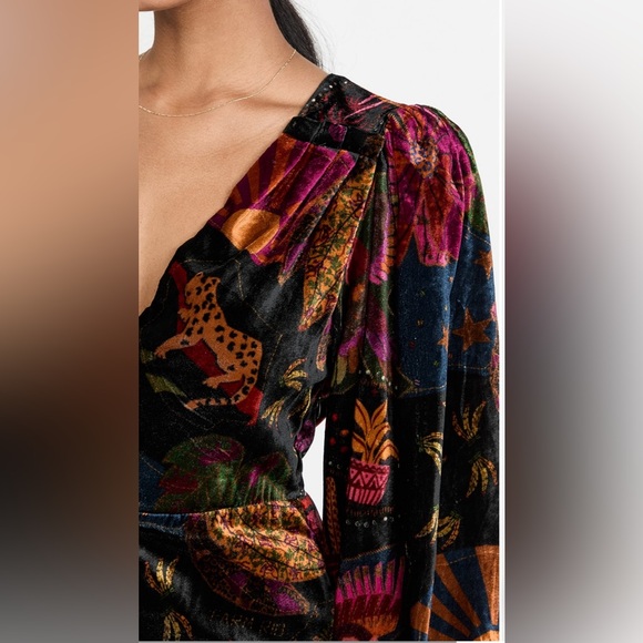 NWOT Farm Rio crazy mix mini dress - Picture 5 of 10